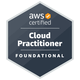 AWS Certified Cloud Practitioner badge